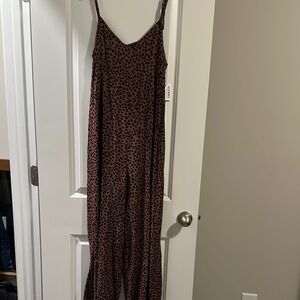 Old Navy Black Spaghetti Strap Jumpsuit